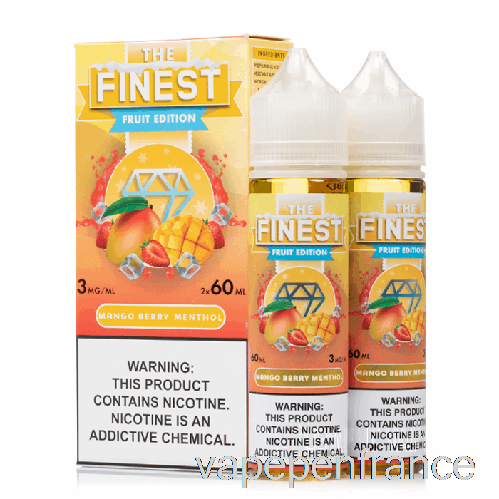 Menthol De Baie De Mangue - La Plus Belle édition De Fruits - Stylo Vape 120 Ml 3 Mg